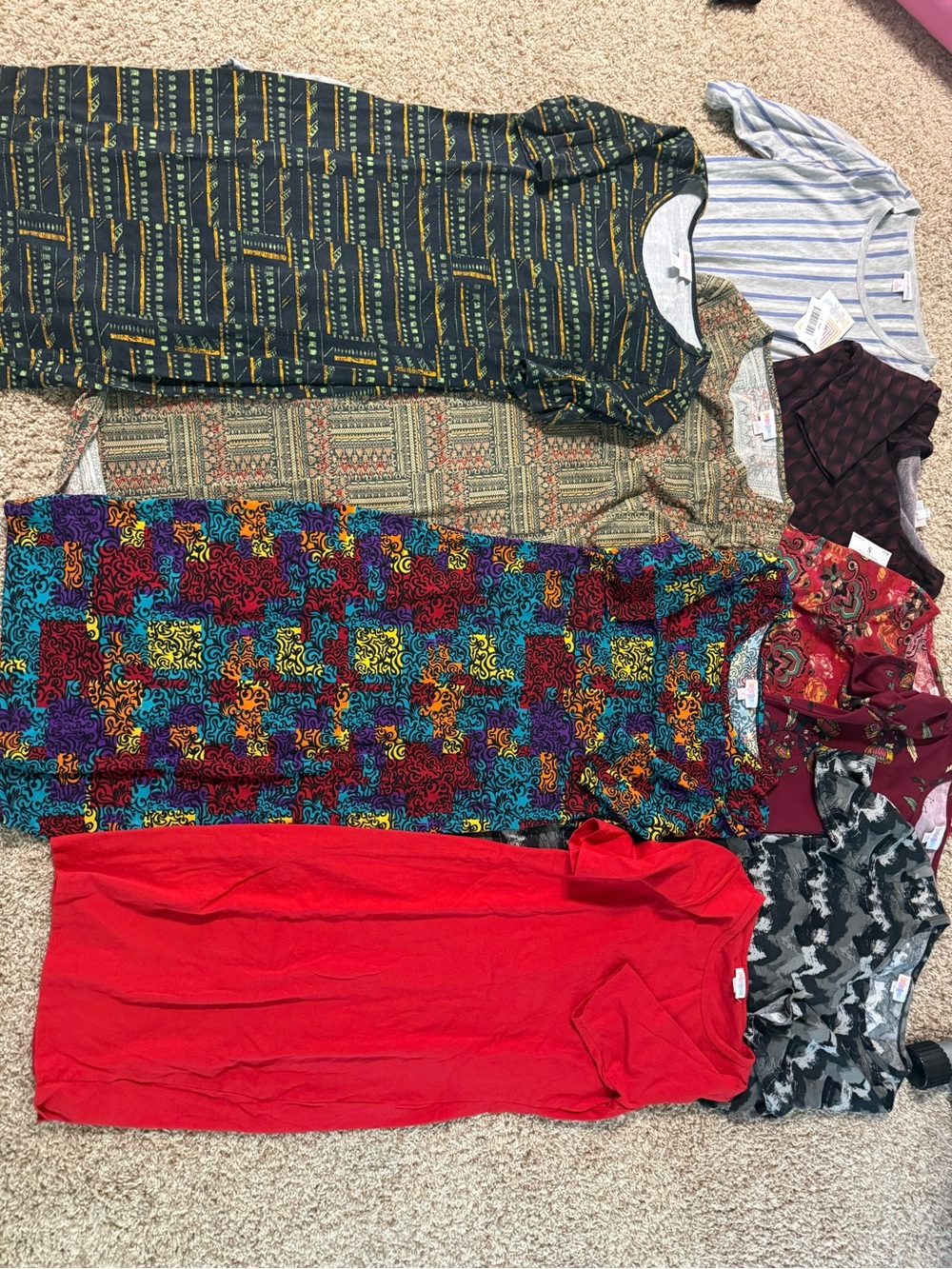 Women’s Short-Sleeve Dress Julia bundle Size Small lularoe 9 dresses